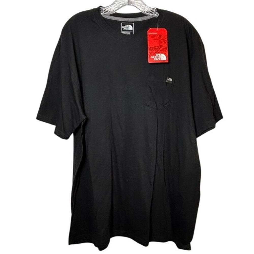 NWT The North Face Men's Short Sleeve Classic Pocket Tee T-shirt Black XXL